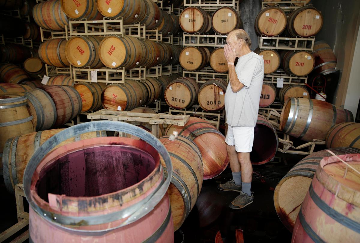 Earthquake Spills Napa Valley Wines