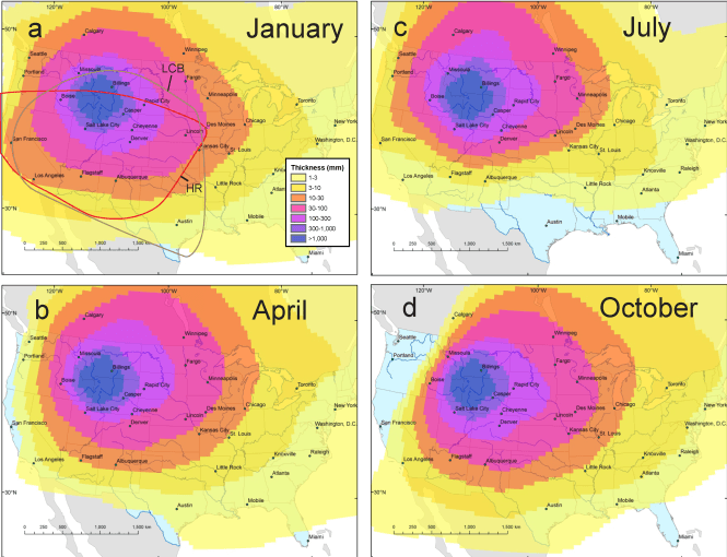Yellowstone Volcano Eruption: New Map Models Show Ash From Supervolcano Eruption Might Hit NYC, LA