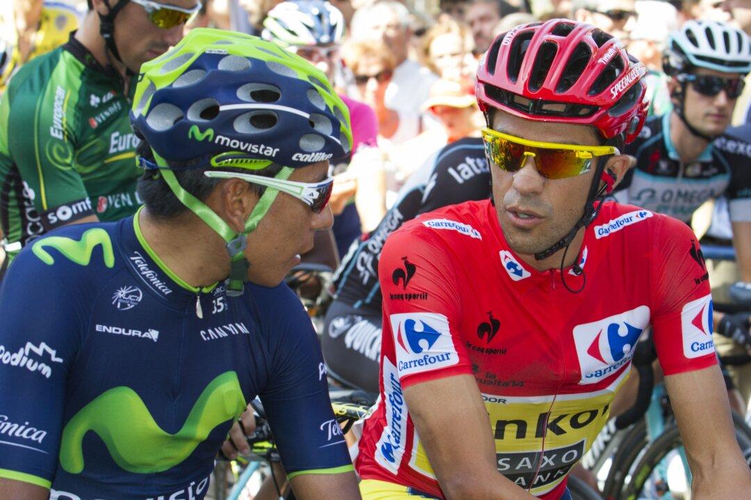 Movistar’s Nairo Quintana Crashes Out of Vuelta a España