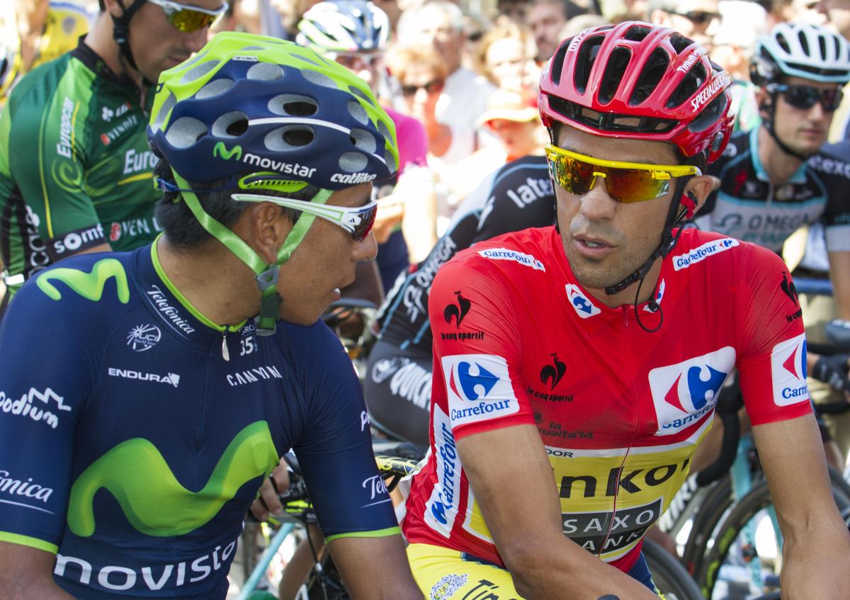 Movistar’s Nairo Quintana Crashes Out of Vuelta a España
