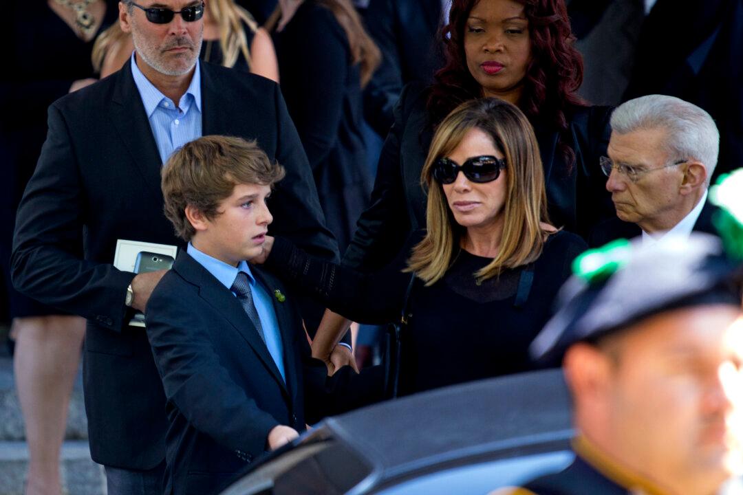 Cooper Endicott, Melissa Rivers’ Son, Attends Joan Rivers’ Funeral With Mother (+Pictures)