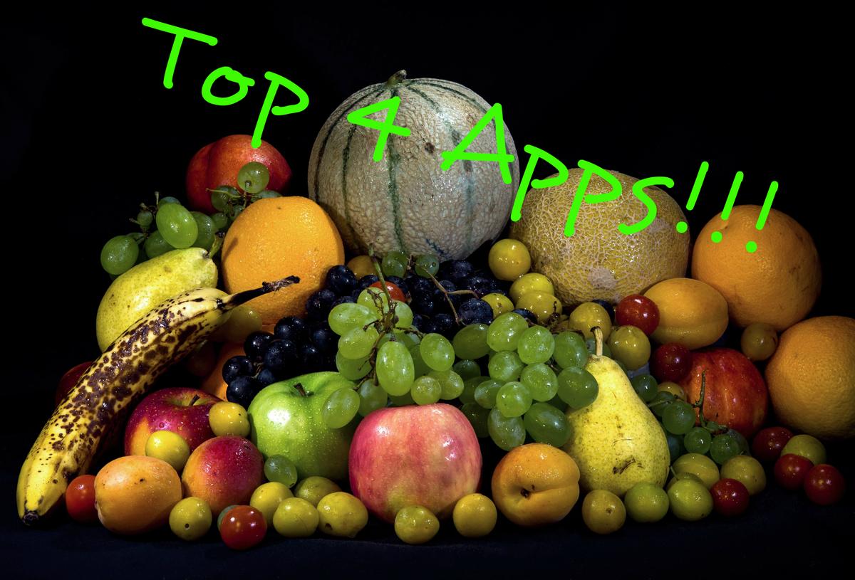 Top 4 Nutrition, Diet Apps