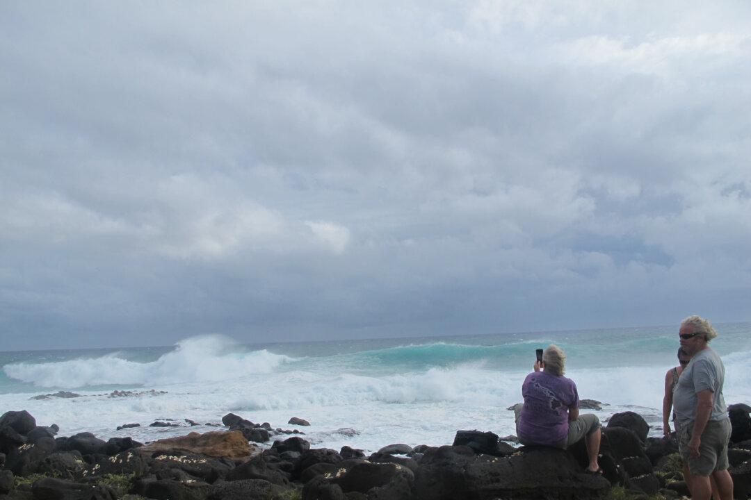 Hurricane Ana Off South Coast of Hawaii