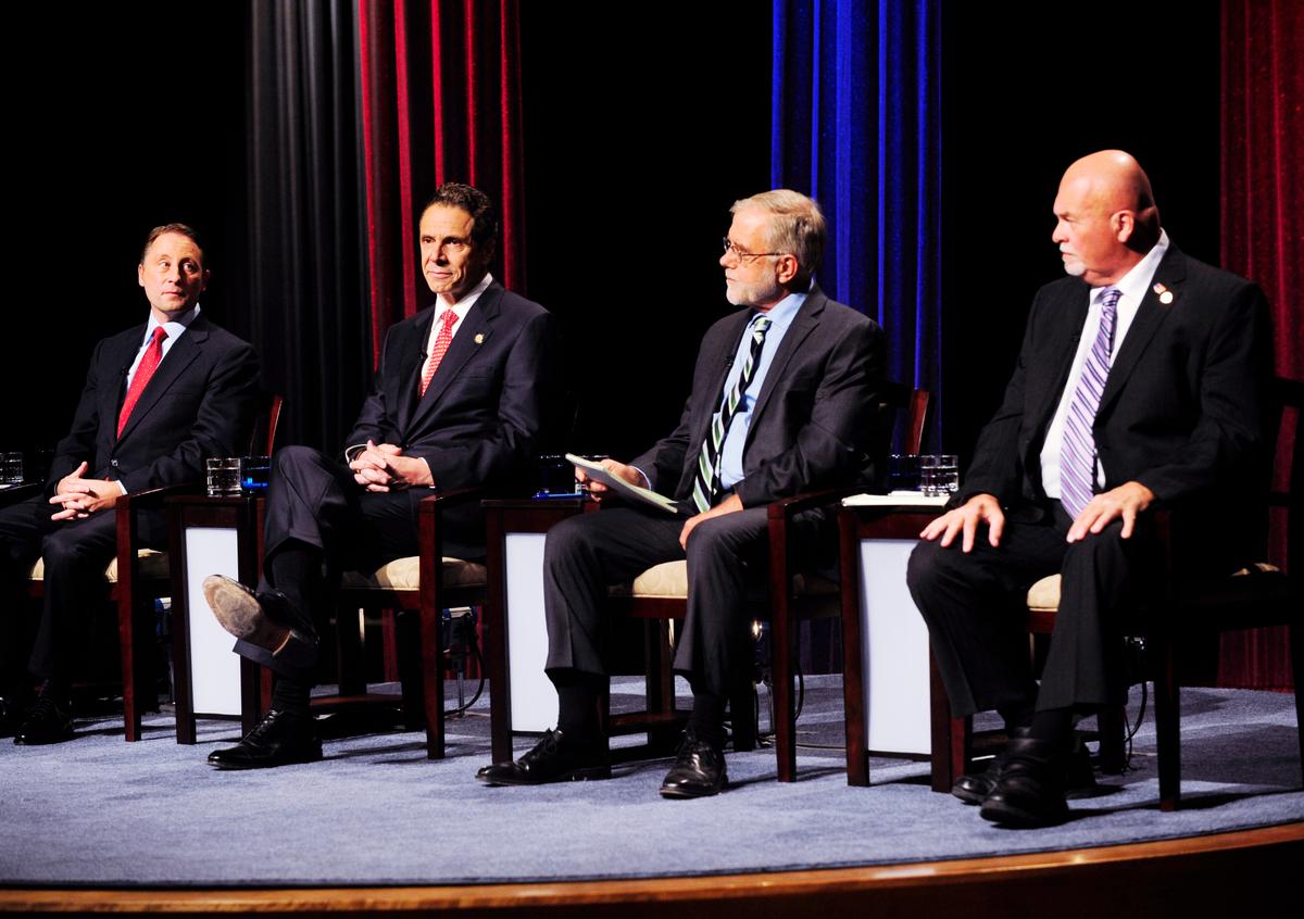 Cuomo on the Offensive in Sole Televised Debate
