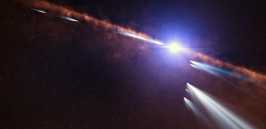 Comet Families Similar to Our Own Are Found Around Star Beta Pictoris