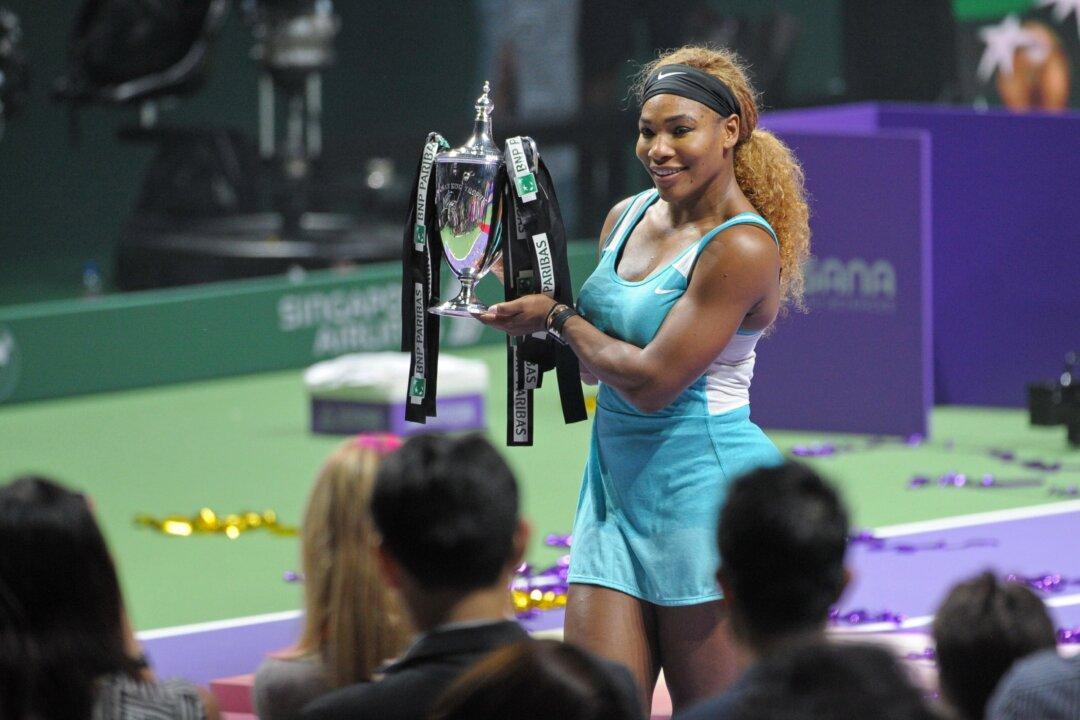 World No. 1 Serena Williams Wins the World Championship Title in Singapore