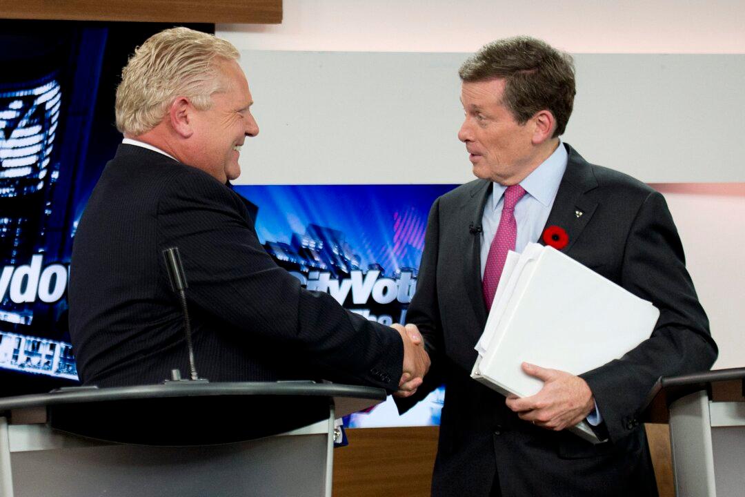 Toronto Voters Look Elsewhere Besides Rob Ford