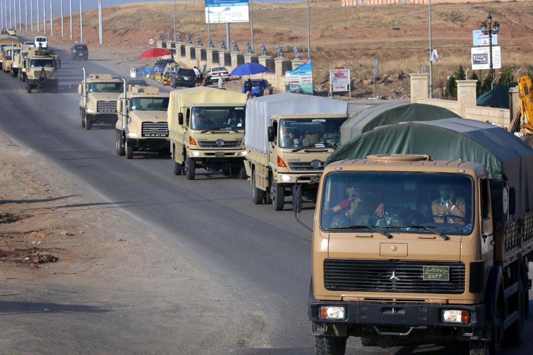 Small Iraqi Peshmerga Force Enters Syrian Town