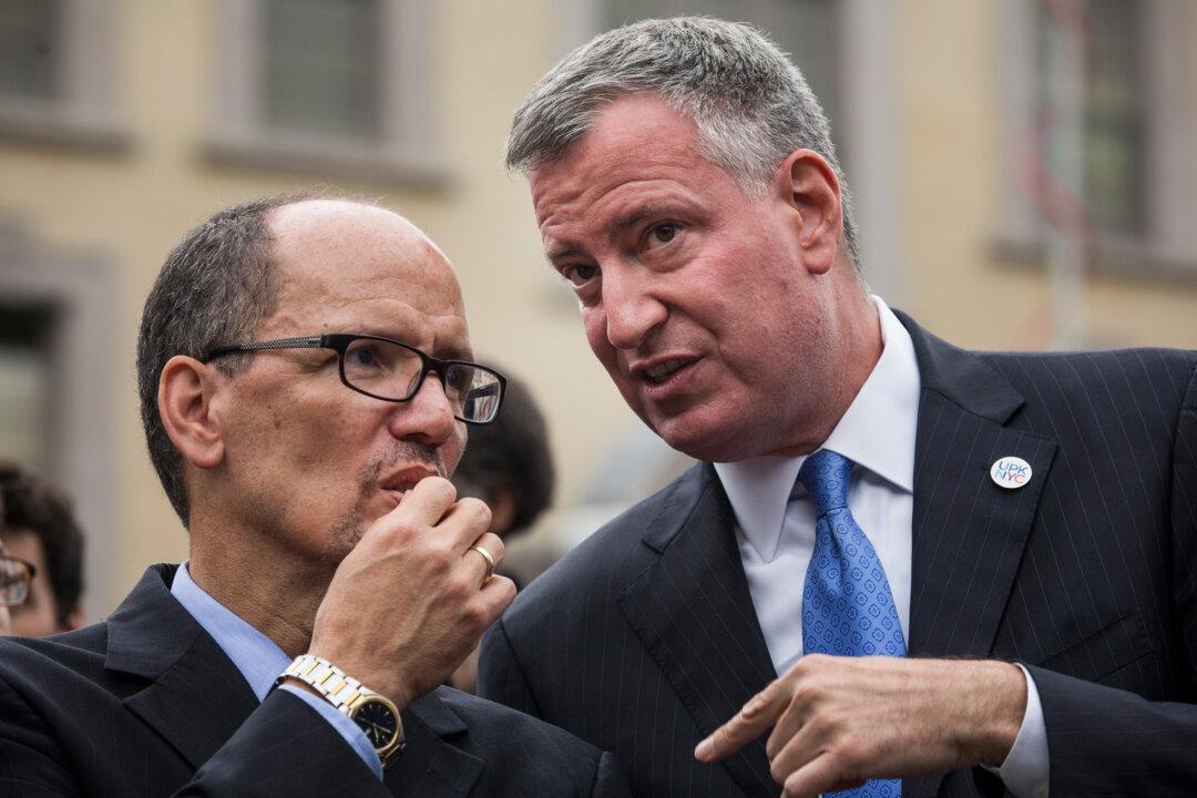 De Blasio Hustles for a Democratic State Senate