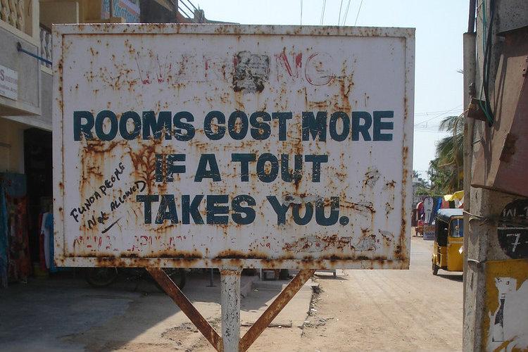 Dealing With Room Touts in India