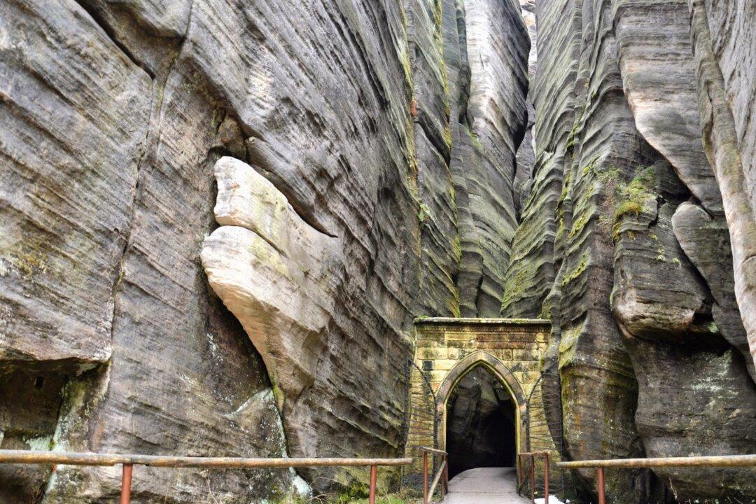 Adrspach-Teplice Rock Town in Czech Republic