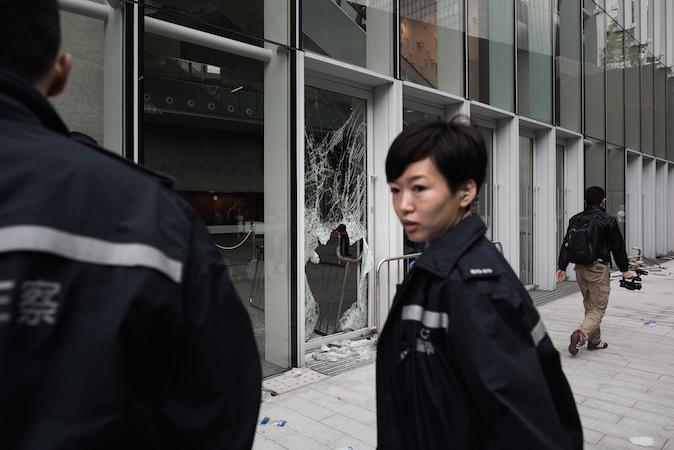 Pro-Democracy Camp, Hong Kong Gov’t Slam Legislature Attackers