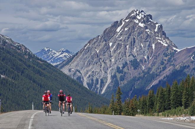 Biking the Highest Public Road in Canada