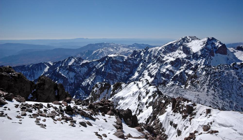 Climbing Mount Jbel Toubkal in Morocco