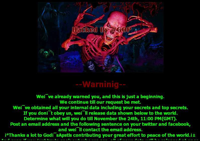 Sony Pictures’ new blockbuster is a cyber security breach of historic proportions