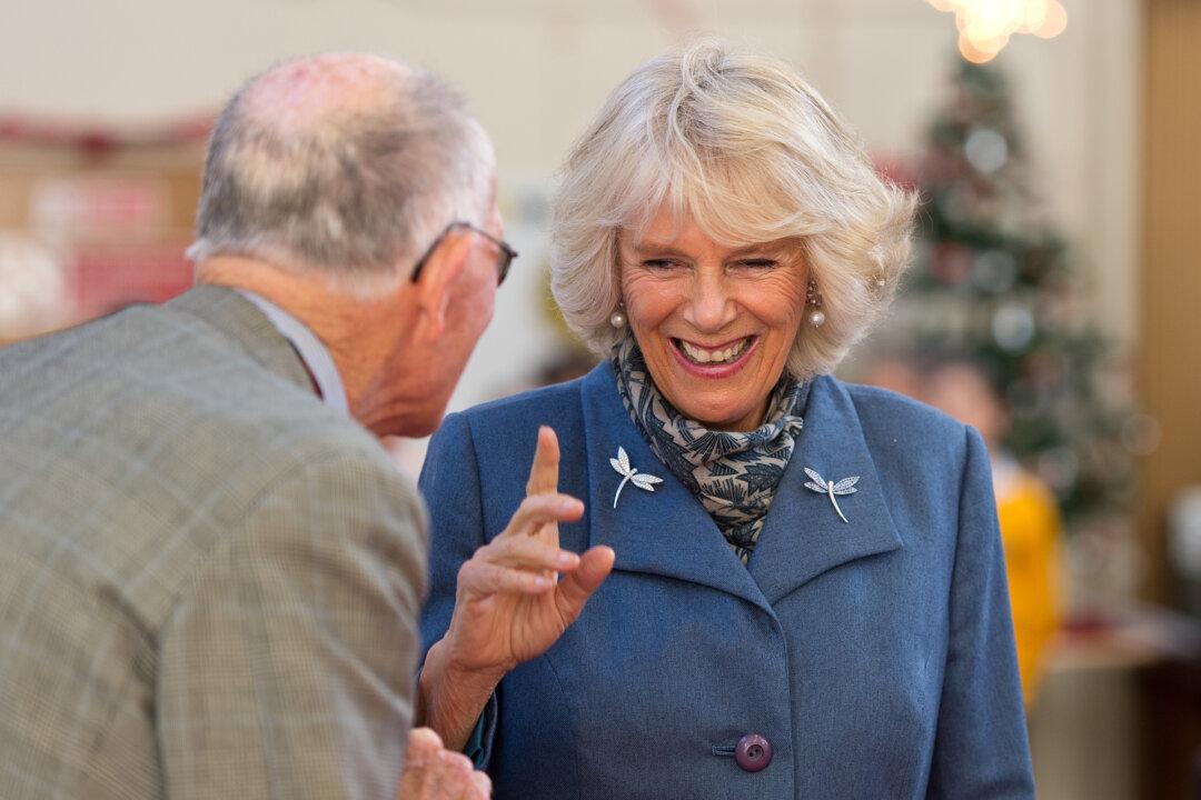 Prince Charles Wife Camilla Parker-Bowles Kissed by ‘Cheeky’ Pensioner