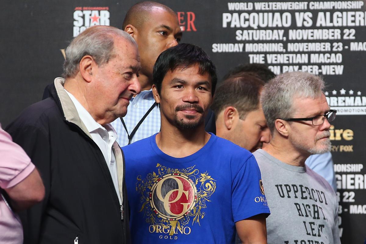 Manny Pacquiao vs Floyd Mayweather Jr: Promoter Bob Arum Becoming ‘Pessimistic’ About Fight Happening