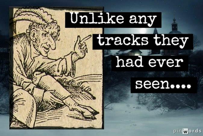 Devil’s Hoofprints Spotted in the Snow?