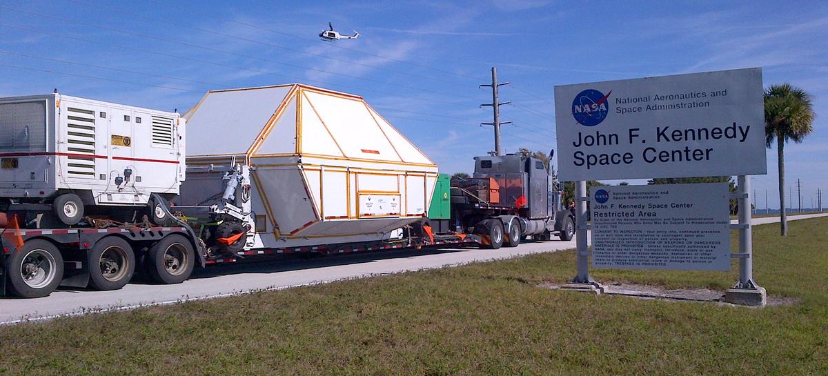 NASA’s Orion Spacecraft Back in Florida After Test Flight
