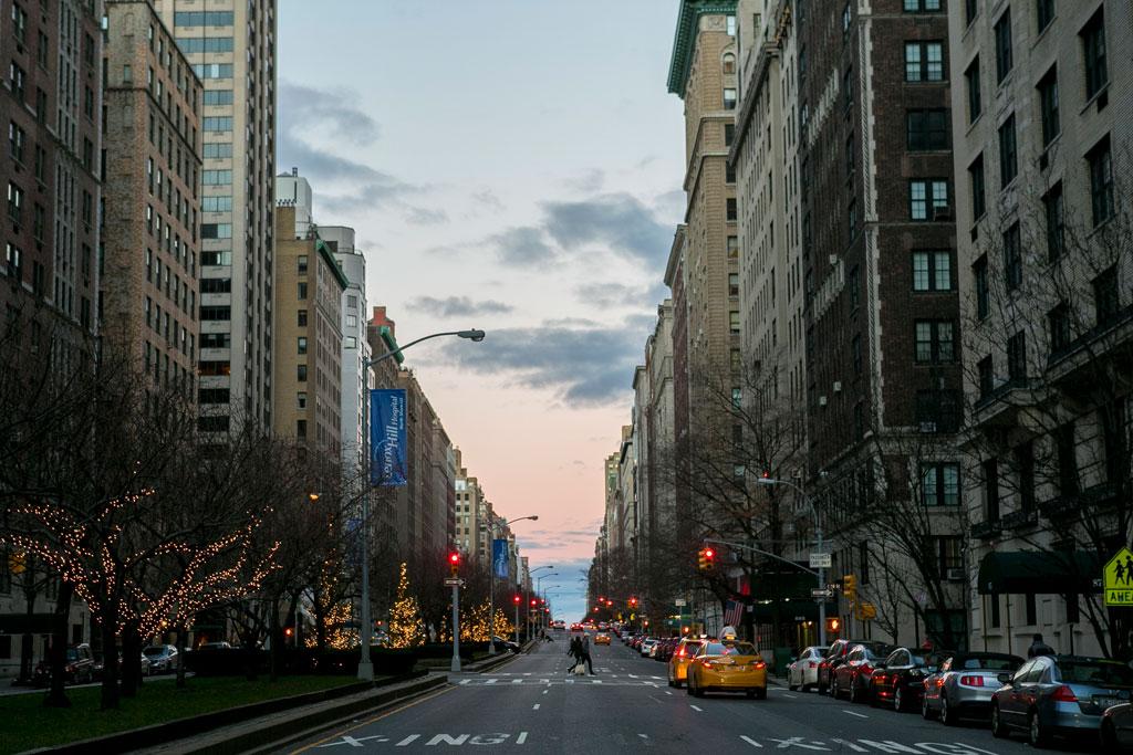 Christmas Sees Quiet and Orderly Park Avenue