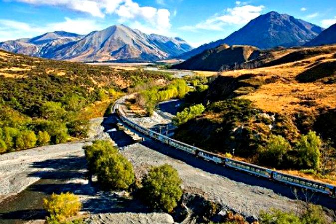 On Board the TranzAlpine Railway