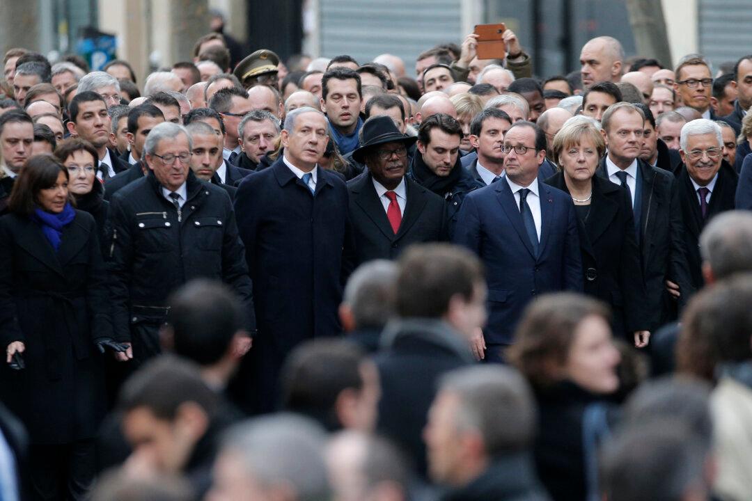 World Leaders Head Paris March to Honor Terror Victims