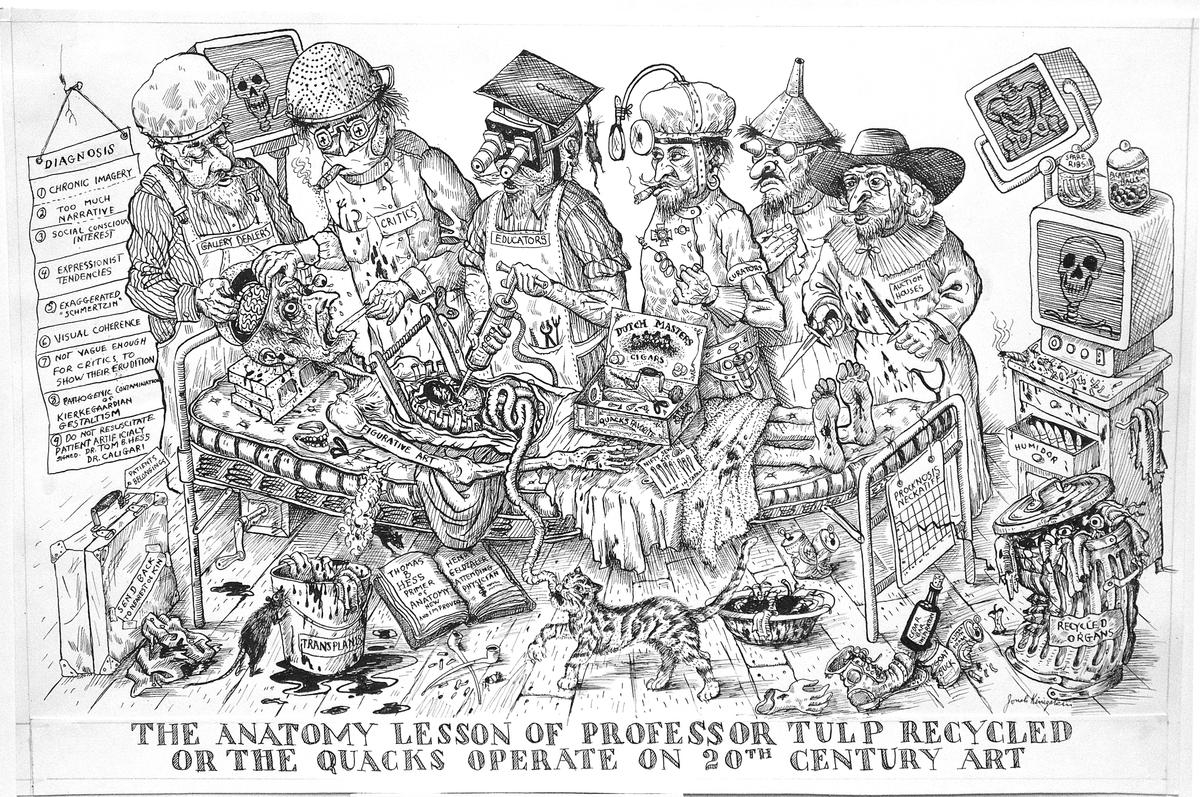 Everybody’s Guilty: Cartoonist Jonah Kinigstein Condemns the Art World