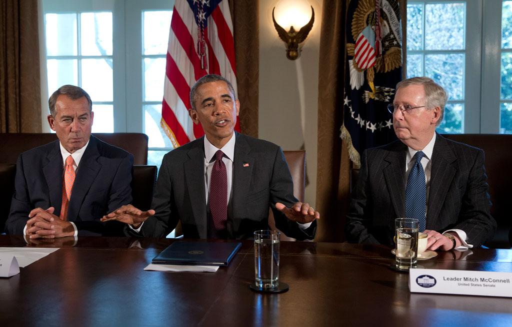 Obama Sits Down With Leaders of New GOP-Run Congress