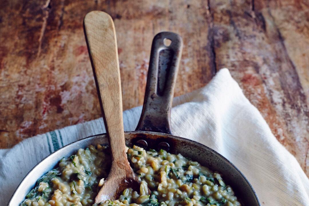Chef Sean Brock’s Farrotto With Acorn Squash and Red Russian Kale