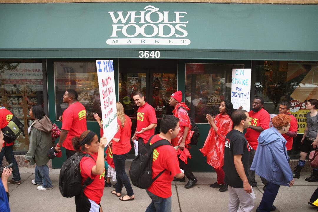 Animal Rights Activists Protest Whole Foods for Inhumane Egg Supplier