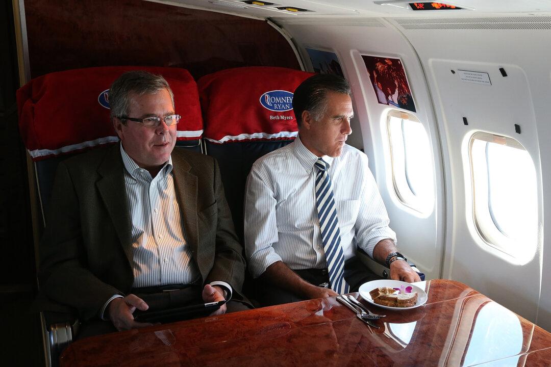 Romney and Bush Meet in Utah, but Don’t Expect a Joint-Ticket