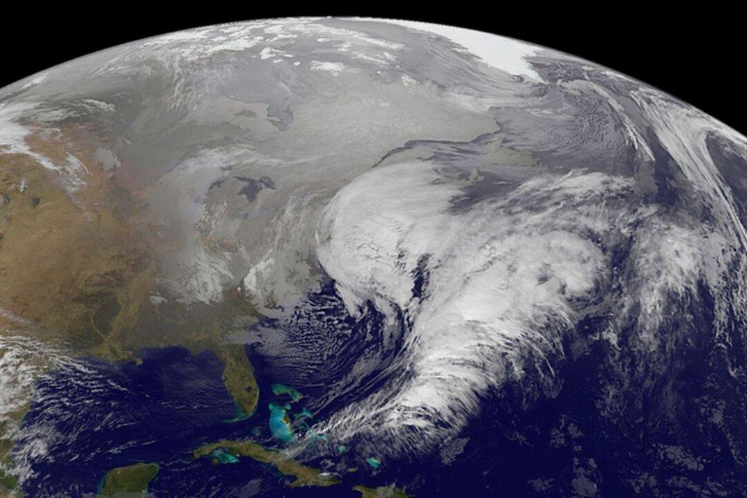 NASA Photo Shows NYC Snowstorm from Space
