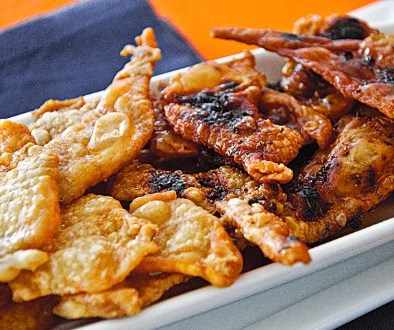 Crispy Fried Chicken Skin