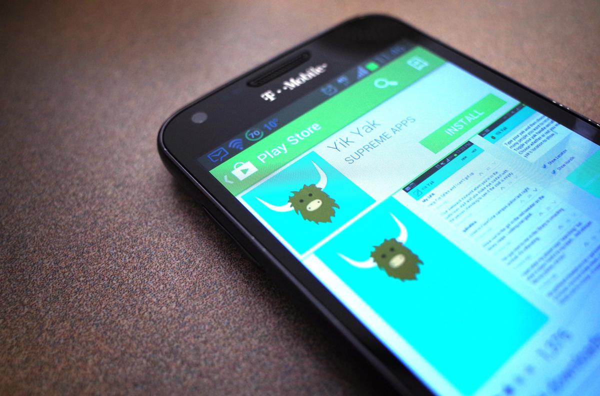 Yik Yak App Peels Away at College Students’ Secret Thoughts
