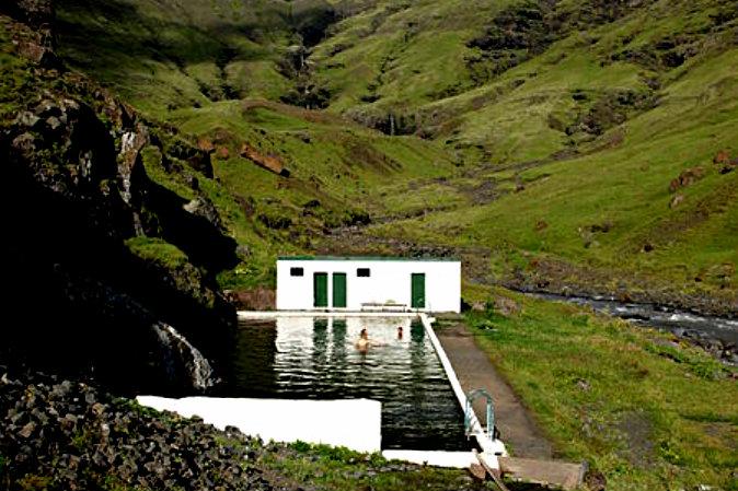 Swimming in Iceland