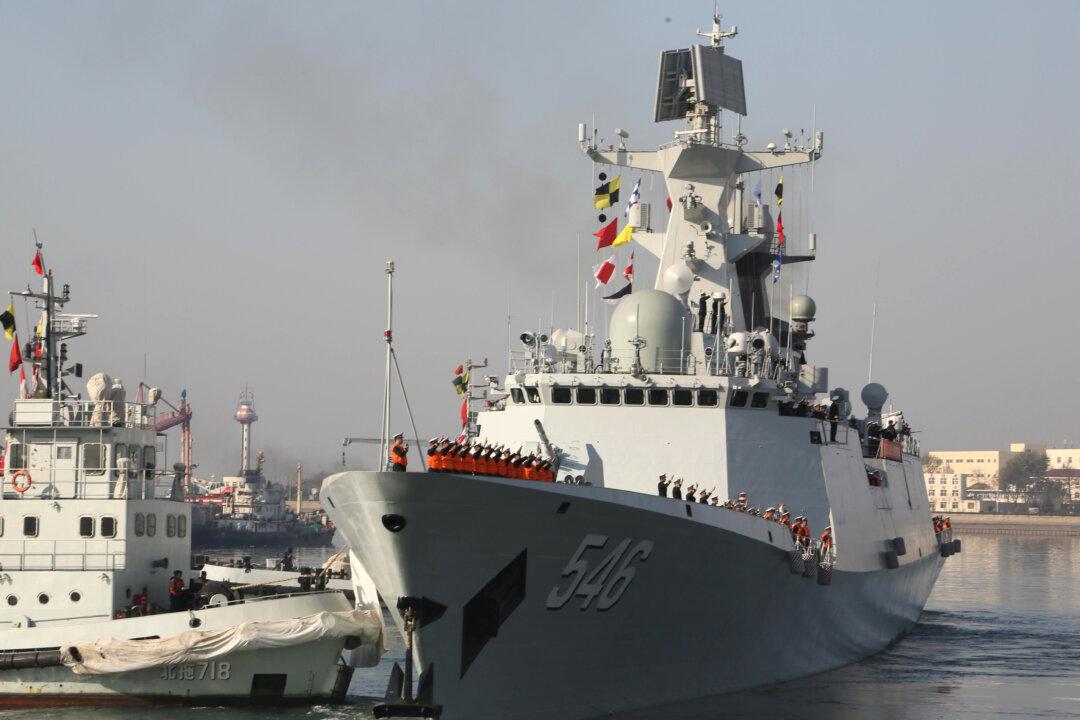 After Evacuation, China Stations Warships in North Africa