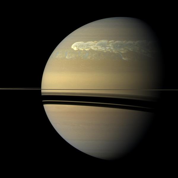 Why Giant White Spots Pop up on Saturn
