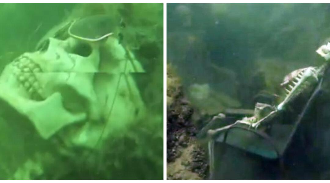 Arizona: Underwater Skeletons Spook a Snorkeler, But Police Say They’re Fake