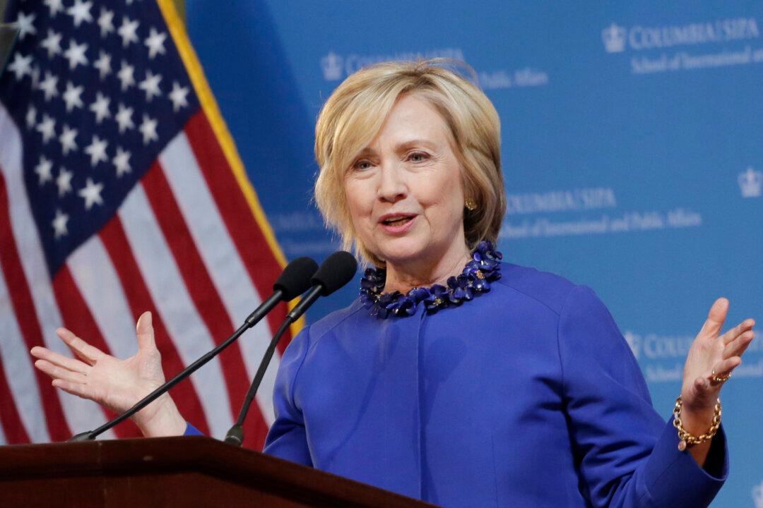 Hillary Clinton Says Prosperity Must Be Built, Shared by All