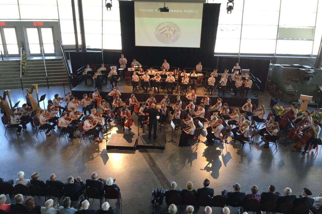 Dutch Youth Orchestra Plays for Canadian Vets