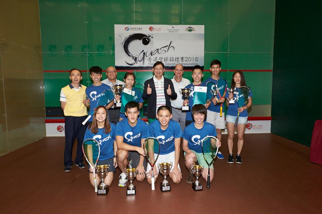 Annie and Leo Au Finish Top in Hong Kong Squash Championship 2015