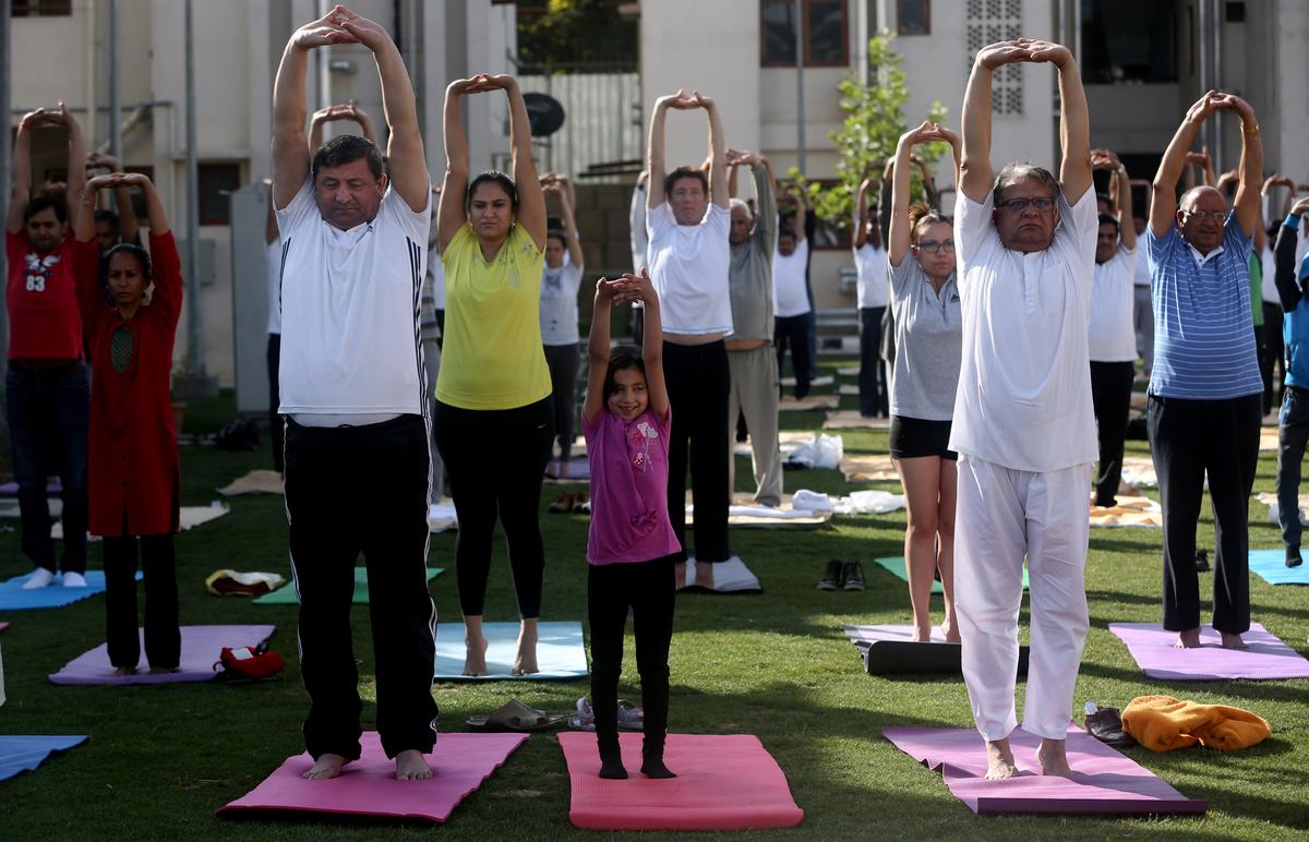 Millions of People Bend and Twist Their Bodies for Yoga Day