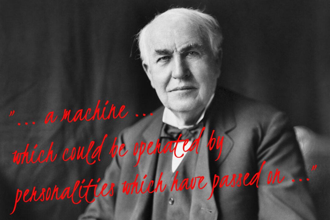 Device to Communicate With Dead Purportedly Invented by Thomas Edison (See Design Here)