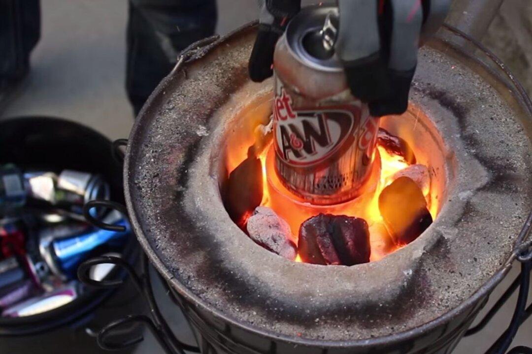 Watch: DIY Aluminum Melting Device Uses Old Soda Cans and Muffin Tins