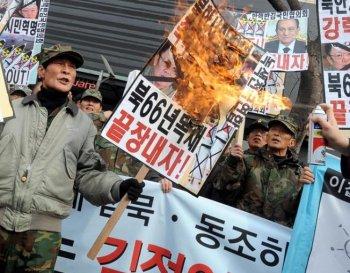 North Koreans Take to the Streets