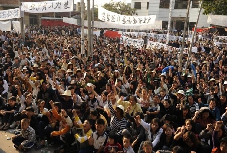 Chinese Village Focus of Internal Communist Party Conflict