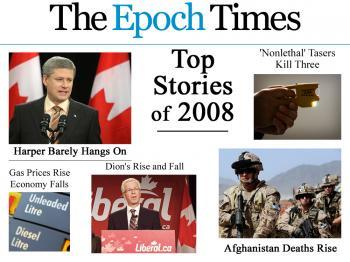 Top Stories in Canada 2008