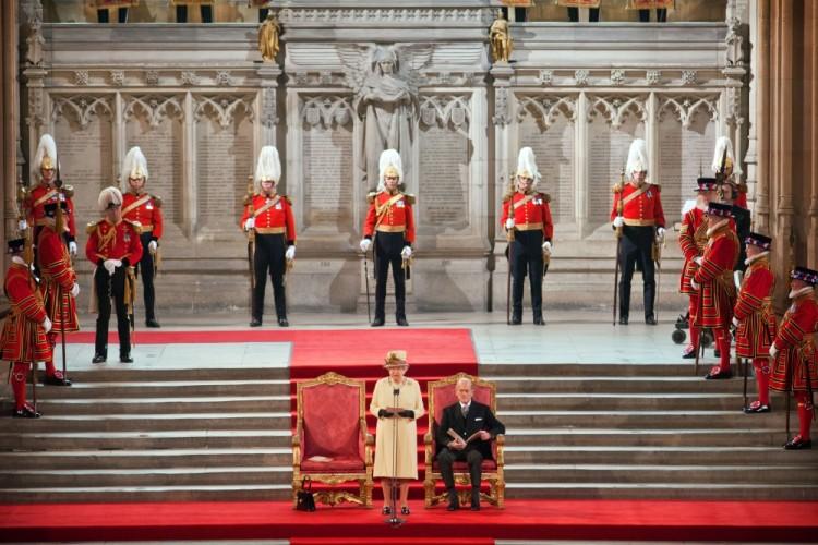 Queen Elizabeth Speaks at Parliament