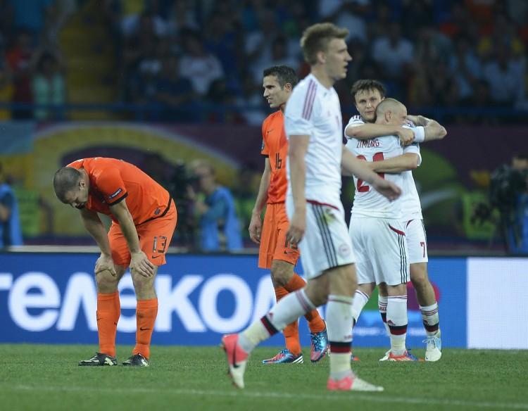 Denmark Stuns Netherlands at Euro 2012