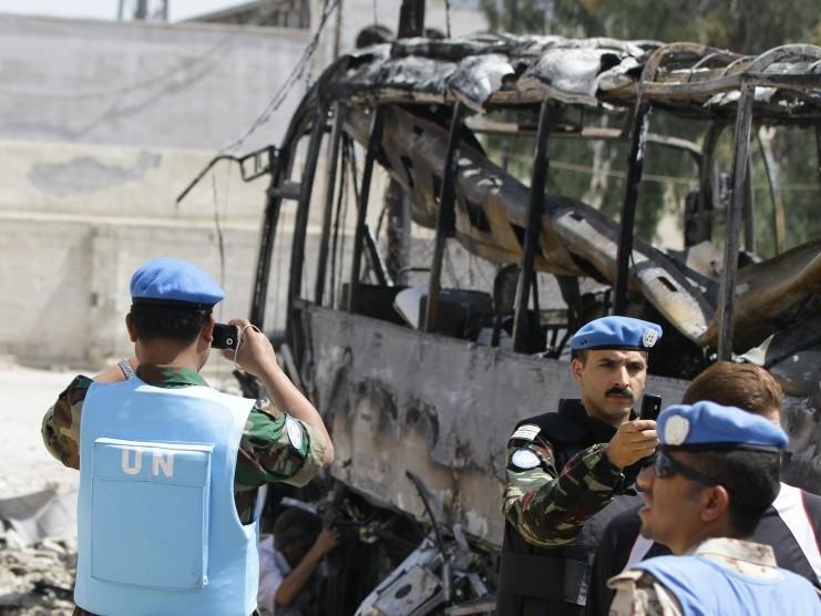UN Observers Find Disaster Zone in Haffa